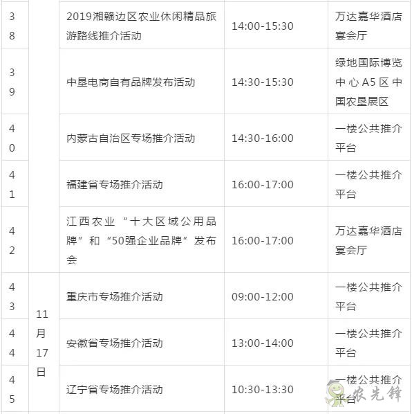 第十七屆中國(guó)國(guó)際農(nóng)交會(huì)十大看點(diǎn)先知道(附日程表)